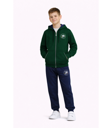 Chaqueta de chándal primaria y secundaria con capucha y cremallera Príncipe Don Felipe
